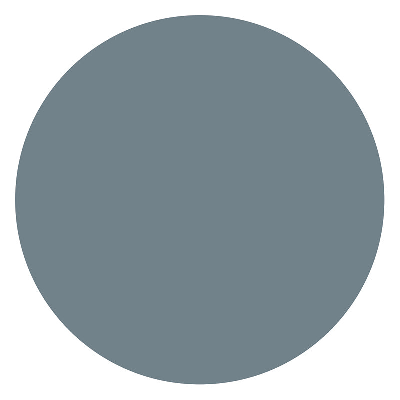 Teal round wall sticker from restowrap