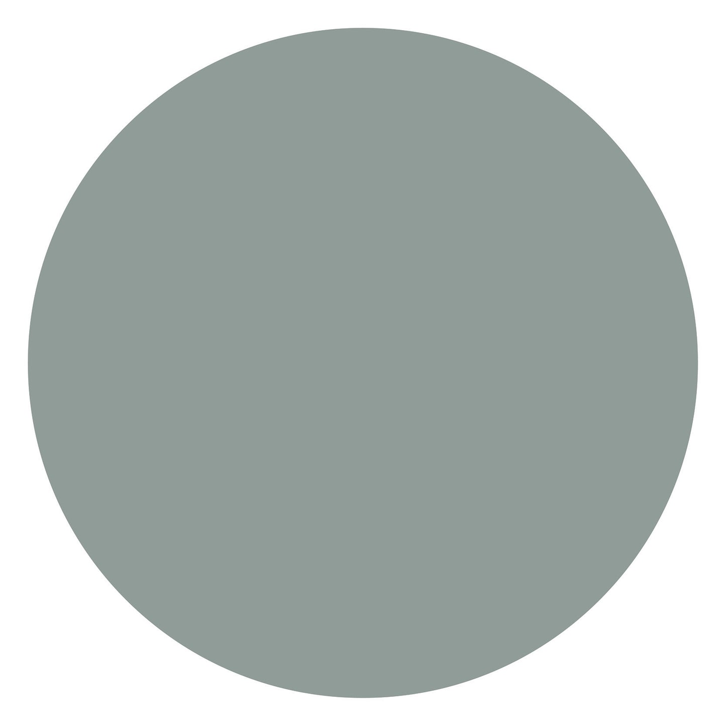 Sage green round wall sticker
