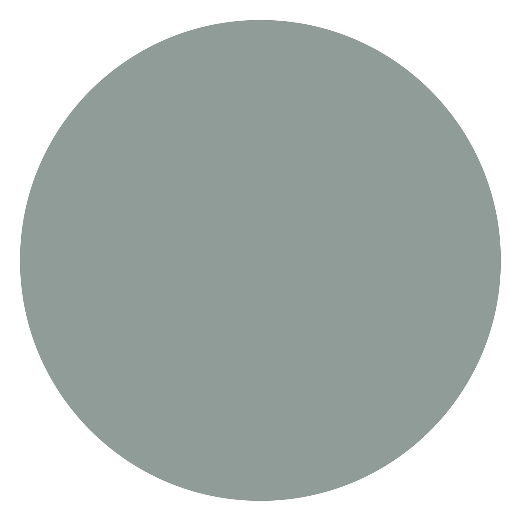 Sage green round wall sticker