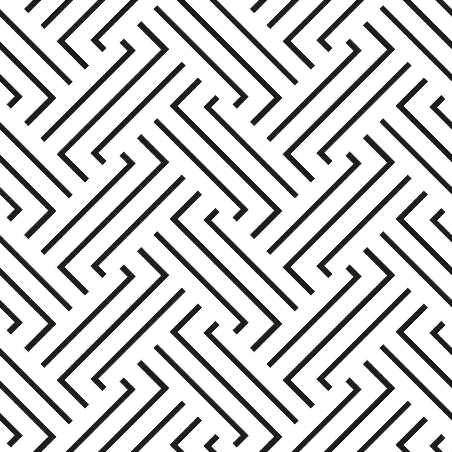 B&W Geo Vinyl Wrap Full Pattern