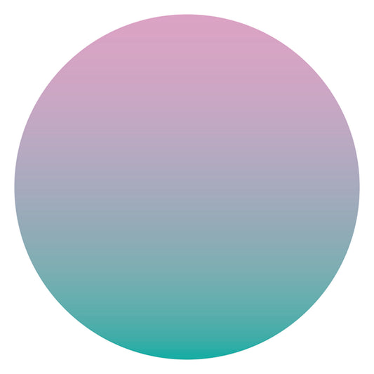 Pink ad turqouise ombre gradient wall sticker from restowrap