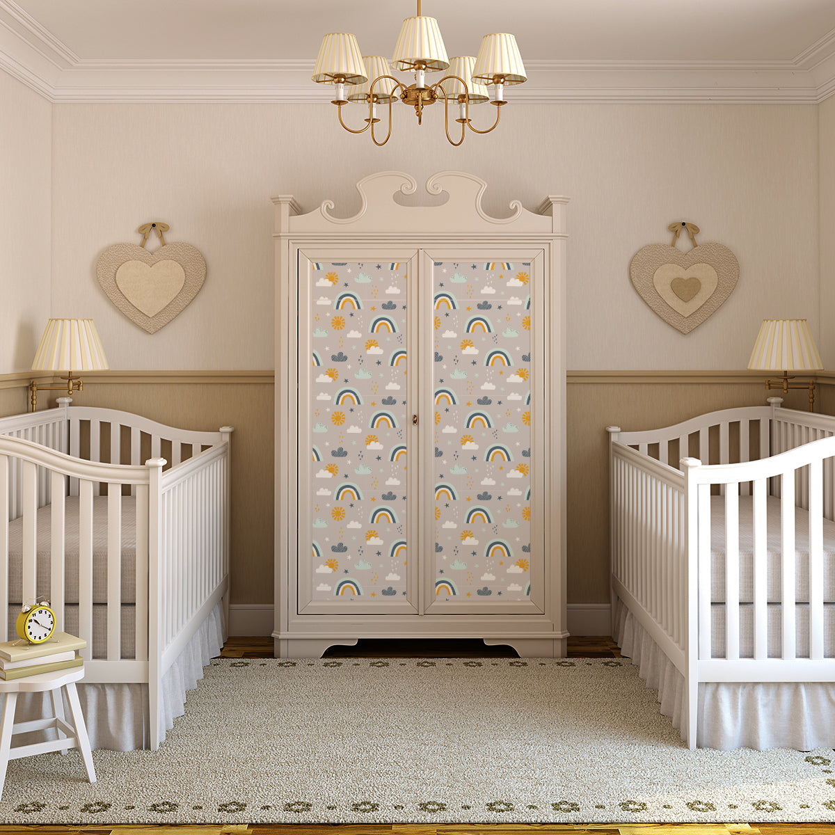 Clairpor Wrap on a Nursery Wardrobe