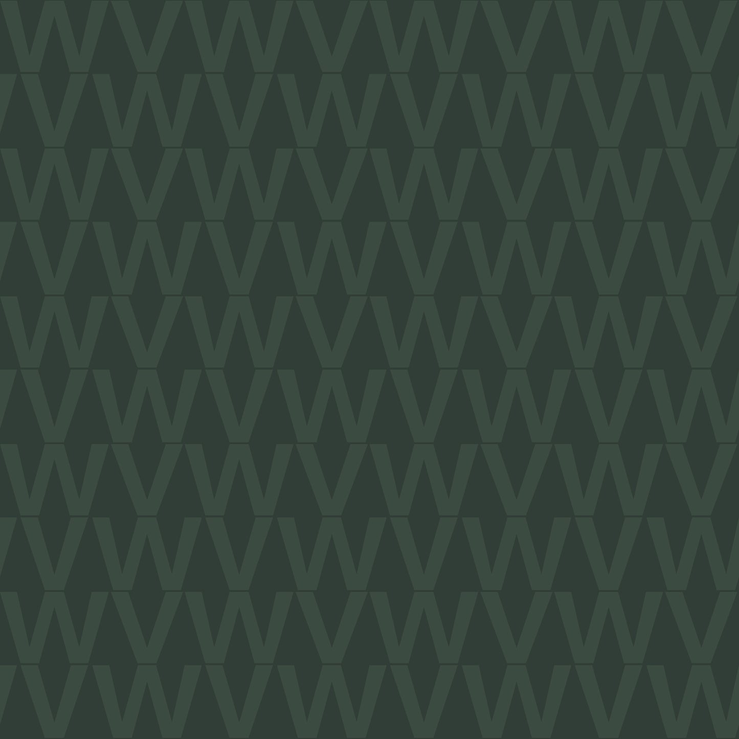 VWrap VW Volkswagen Pattern Vinyl Campervan Interior Wrap in Green