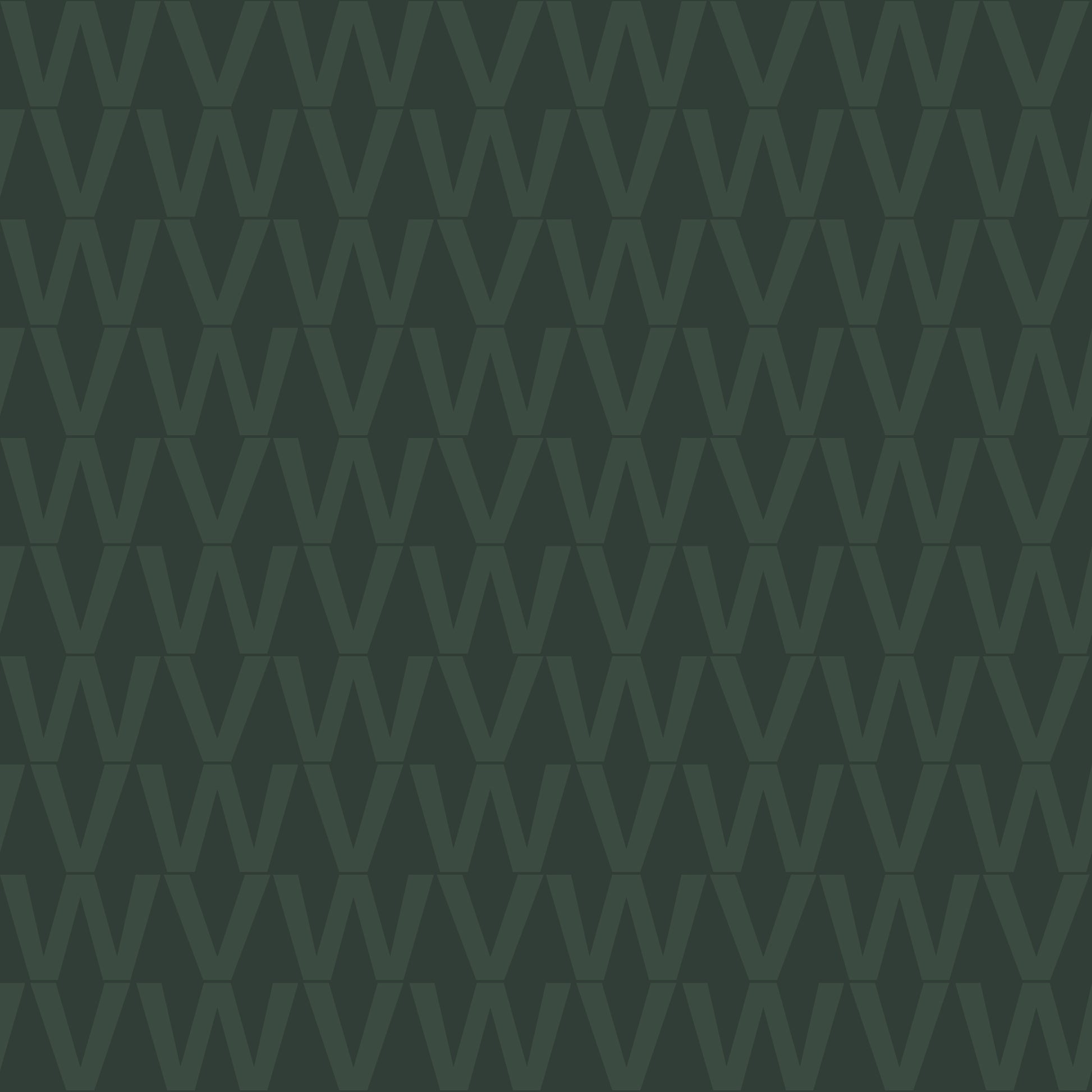 VWrap VW Volkswagen Pattern Vinyl Campervan Interior Wrap in Green