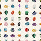 Gem stone pattern colourful vinyl wrap by restowrap.com. Vinyl wrap for your furniture!
