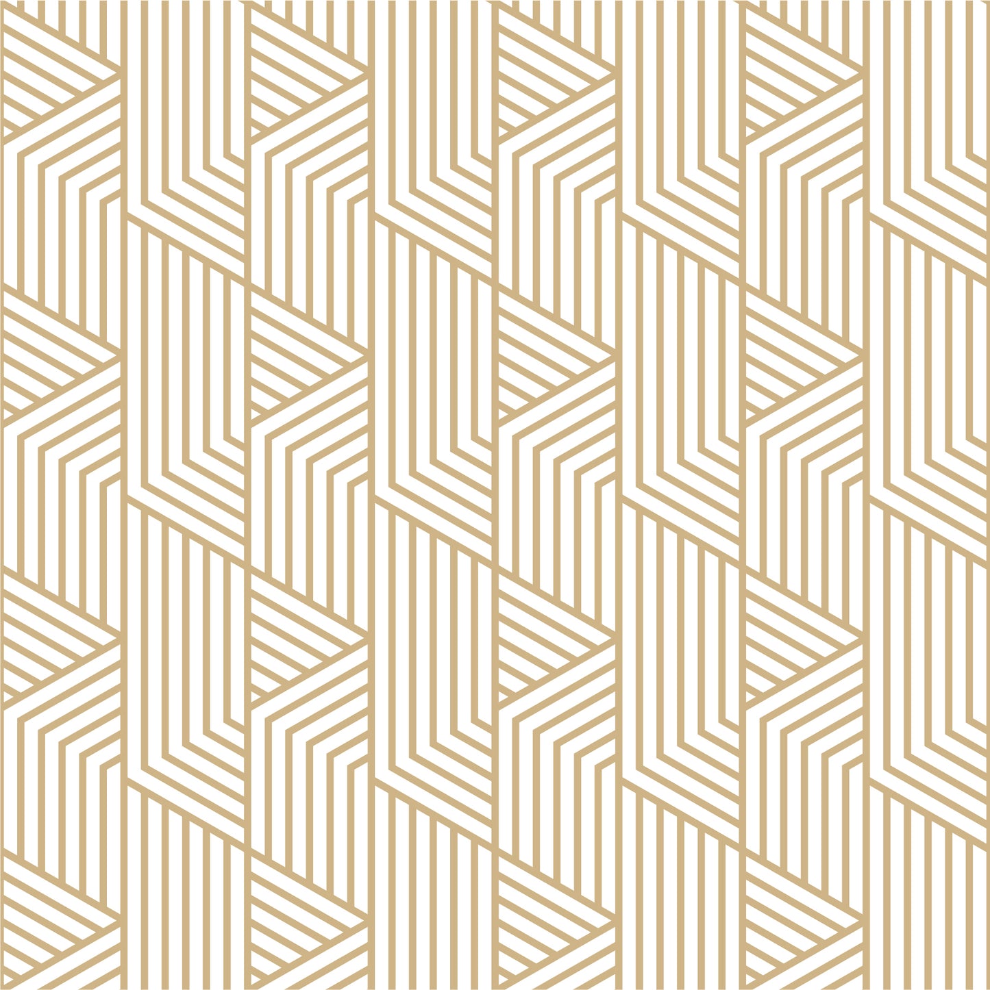 Gold art deco Vinyl Wrap Full Pattern