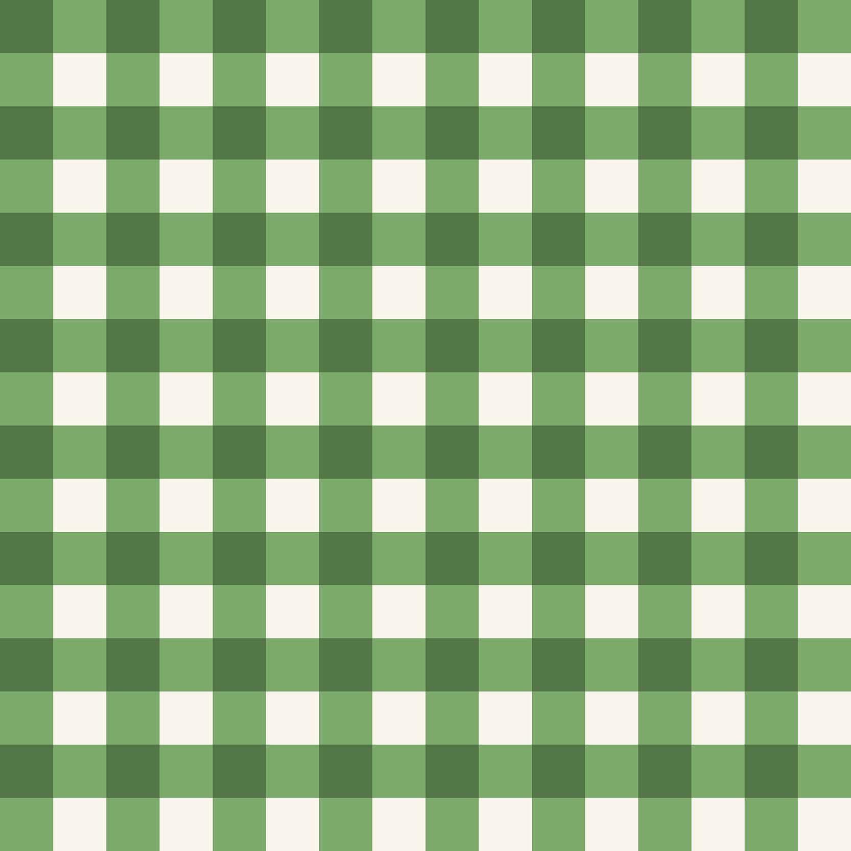 Green Gingham Vinyl