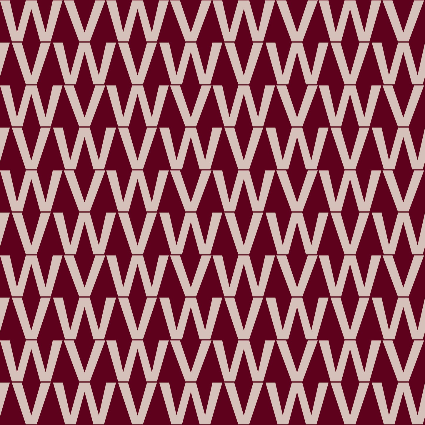 VWrap Wine - Maroon Cream VW Camper Dub Pattern Vinyl Furniture Wrap