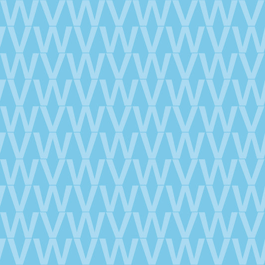 VWrap VW Volkswagen Pattern Vinyl Campervan Interior Wrap in Sky Blue