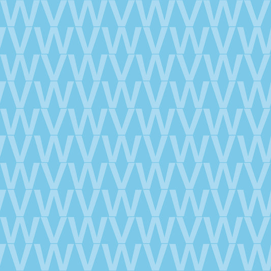 VWrap VW Volkswagen Pattern Vinyl Campervan Interior Wrap in Sky Blue