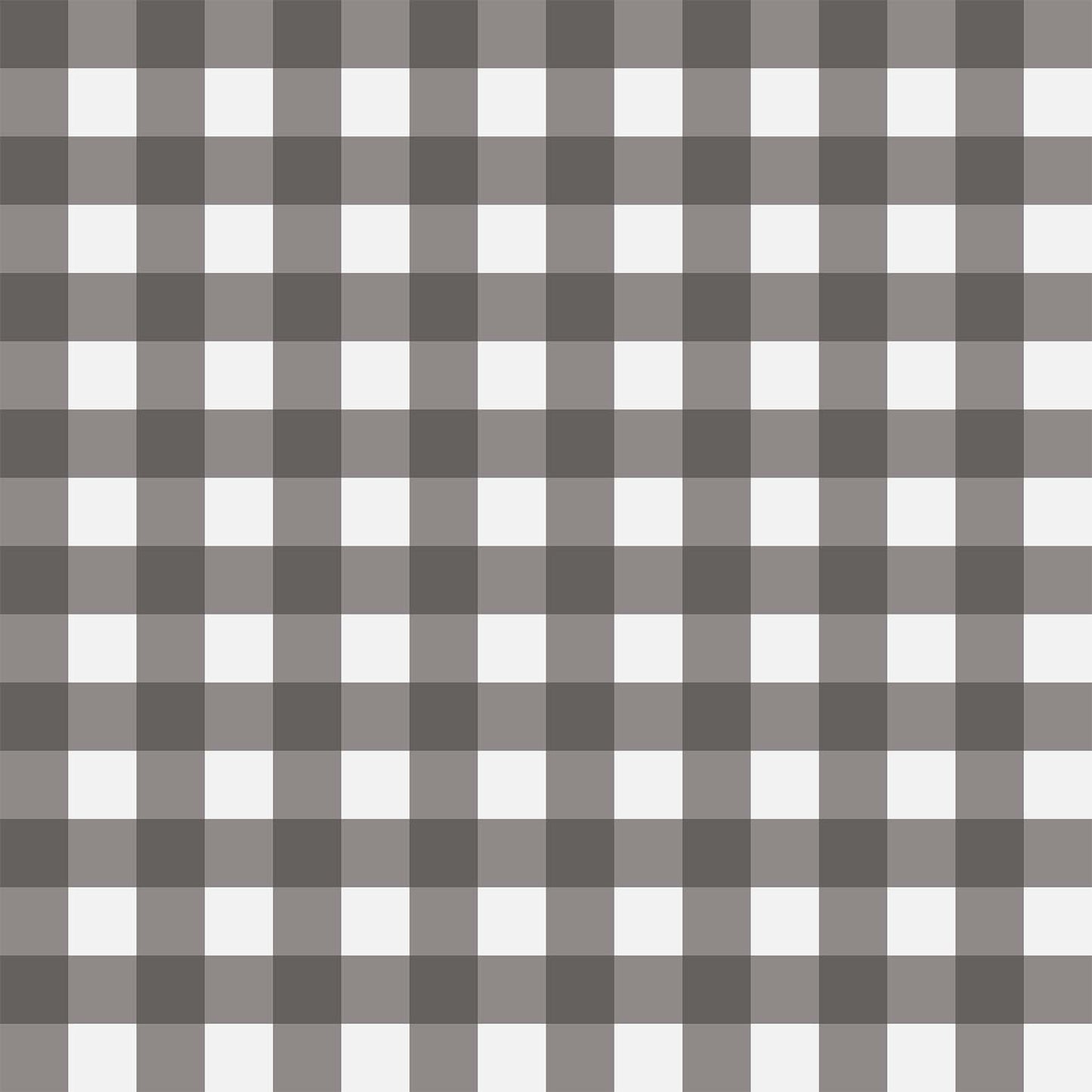 Soft grey Gingham pattern vinyl furniture wrap by restowrap.com.