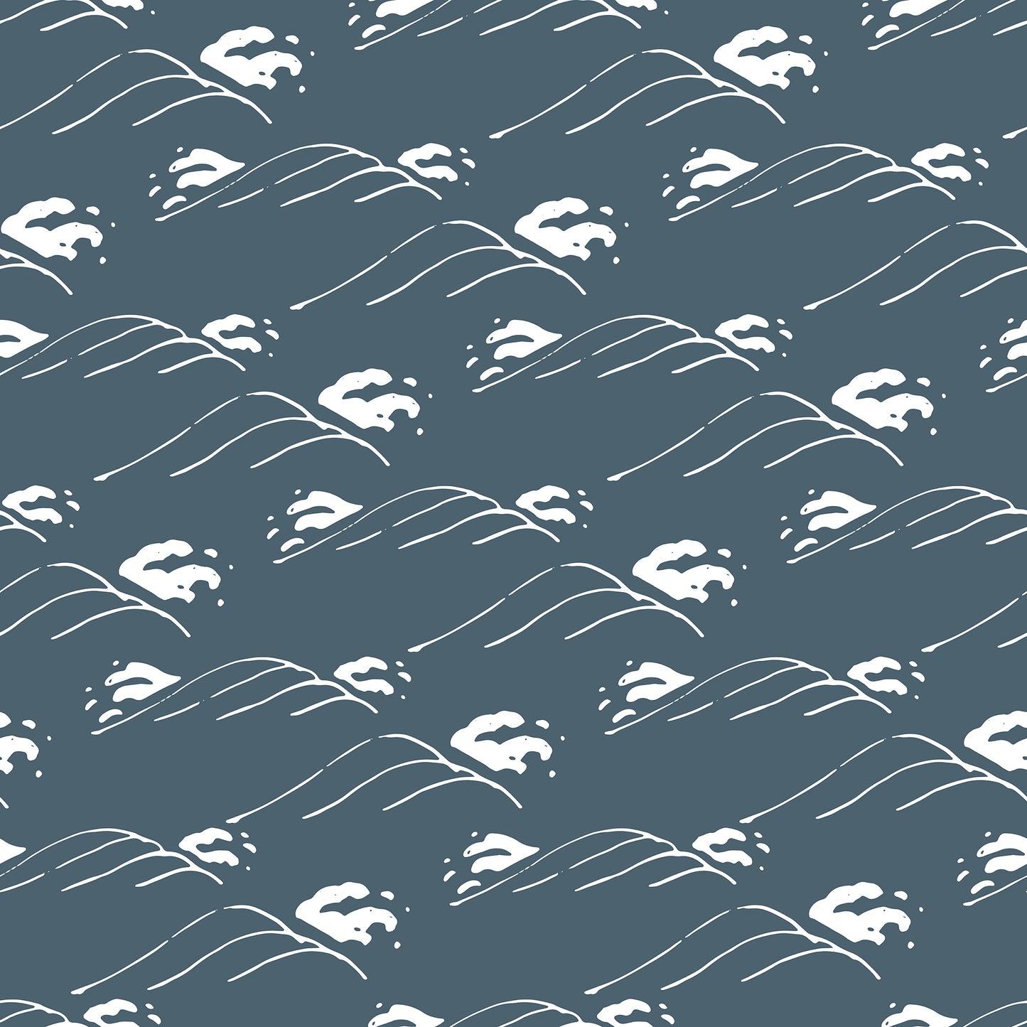 Swell - Teal Wave Self-Adhesive Vinyl Furniture Wrap