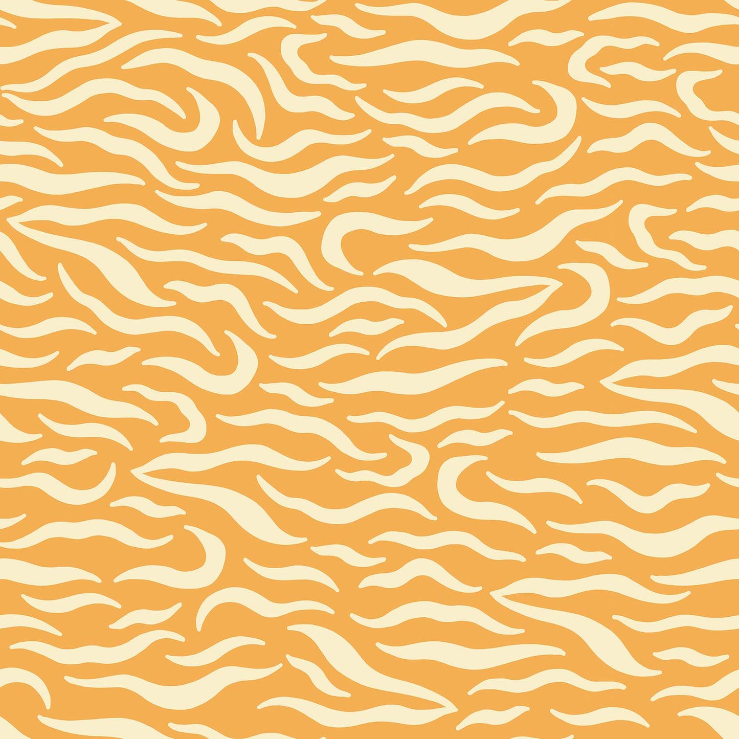 Tango Tiger - Orange/Yellow Animal Print Vinyl Furniture Wrap