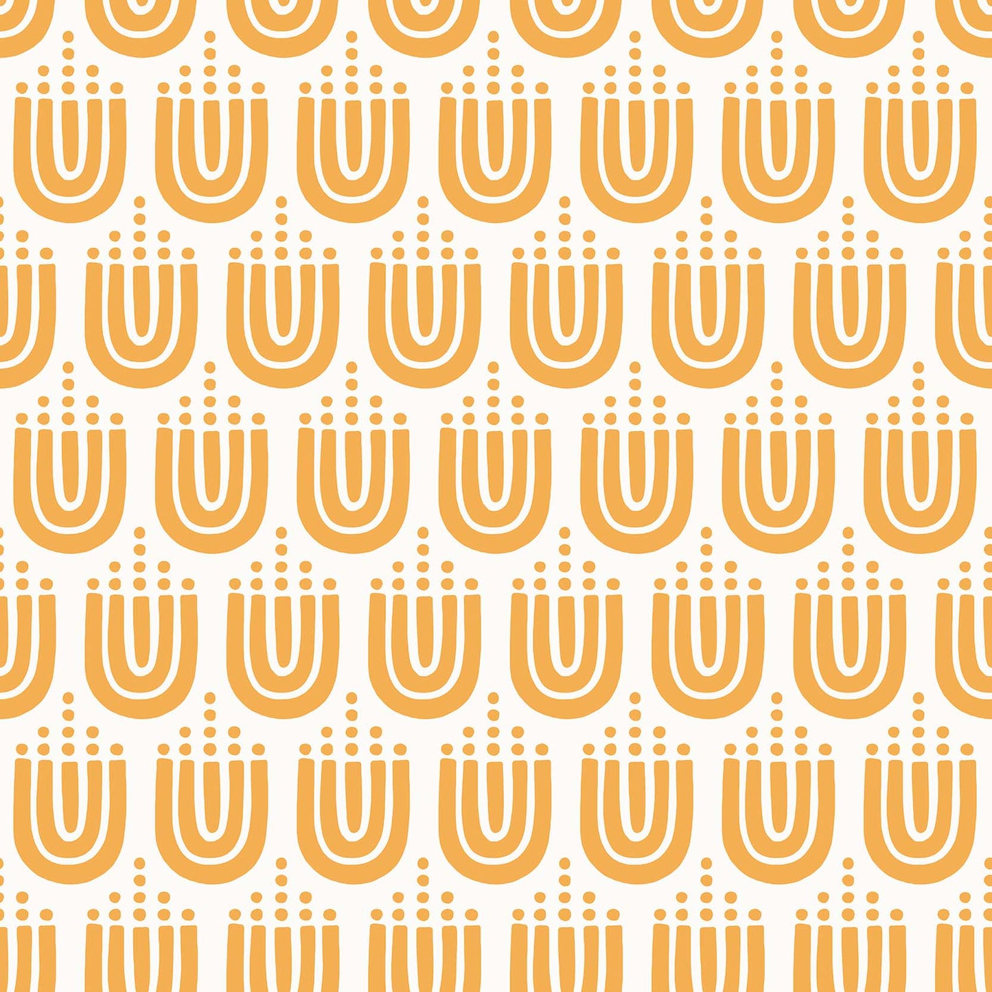 Tango - Orange/Yellow Abstract Arch Vinyl Furniture Wrap