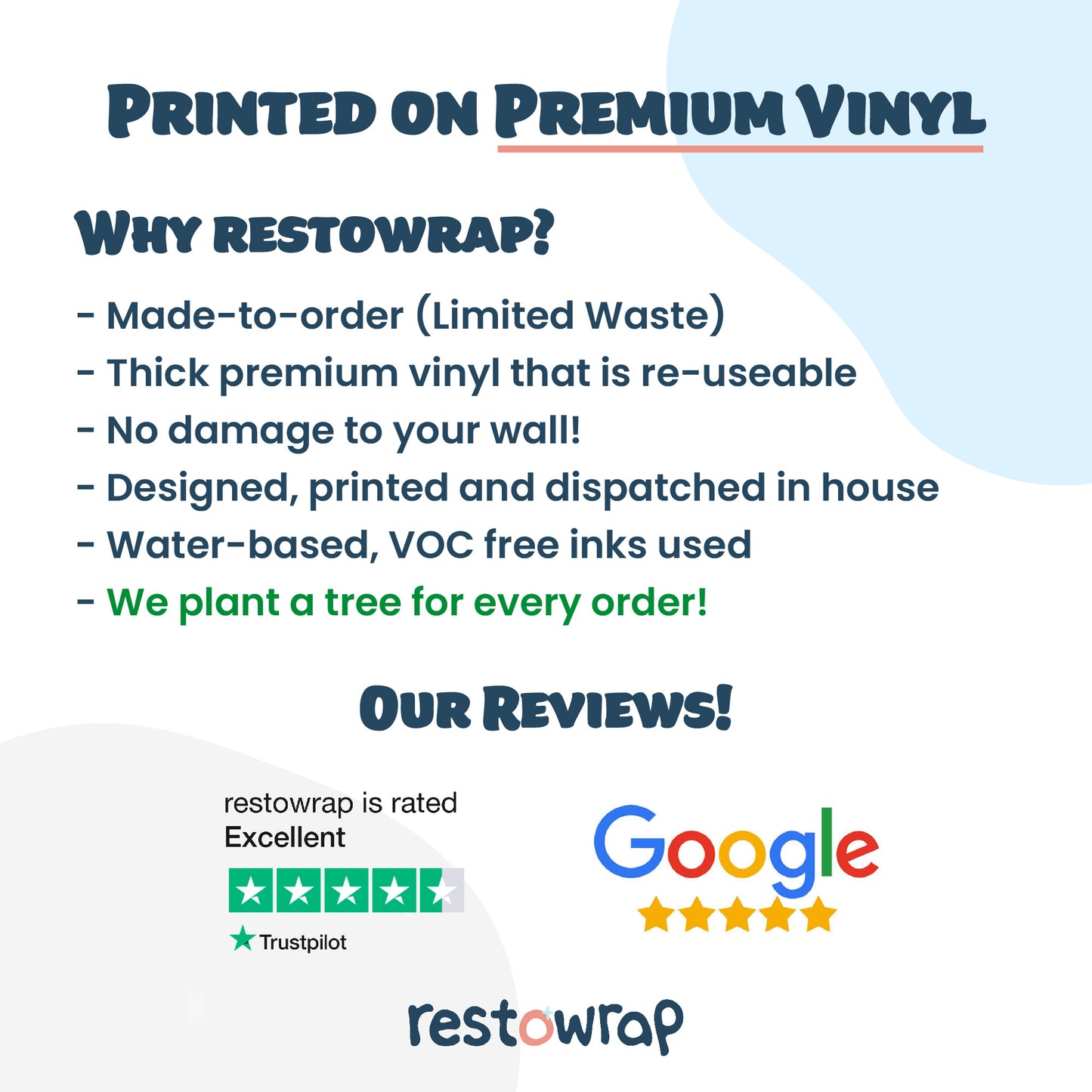 Why choose restowrap wall stickers and decals