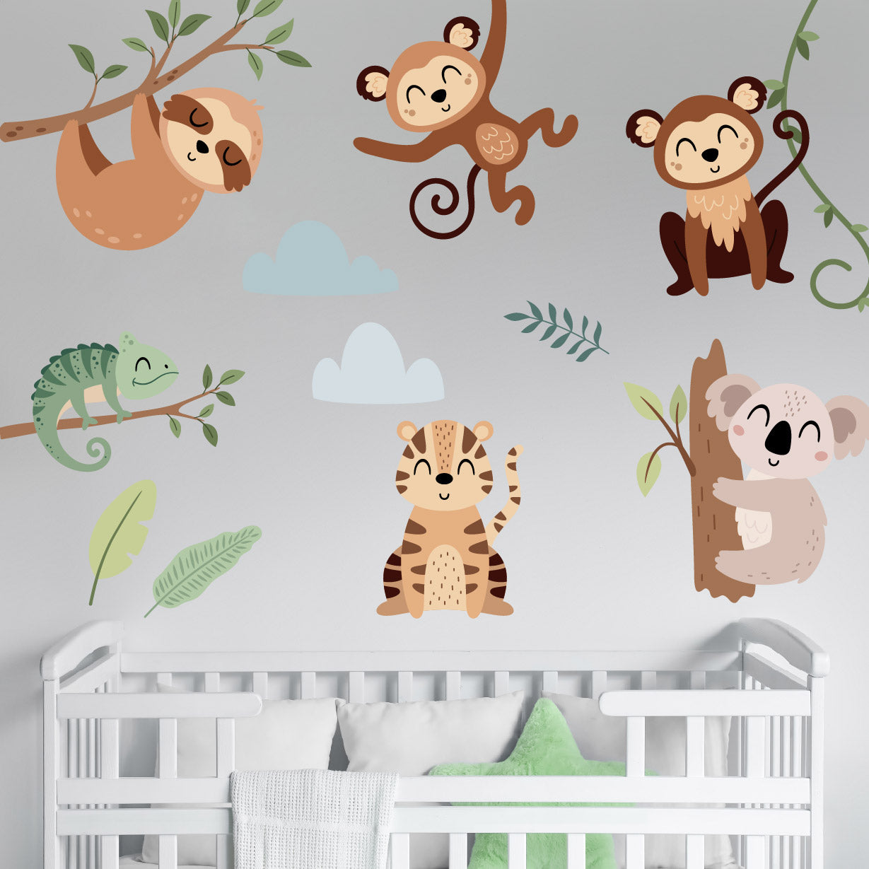 Archie - Nursery Jungle Wall Sticker Pack
