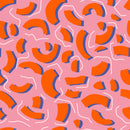 Adagoad Pink and Orange Shapes Vinyl Covering | RestoWrap