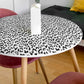 Cifiess - Black & White Leopard Print Vinyl Furniture Wrap