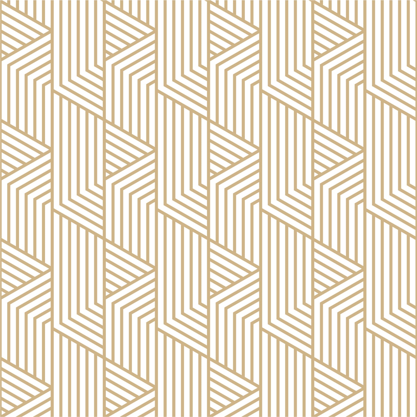 Gold art deco Vinyl Wrap Full Pattern