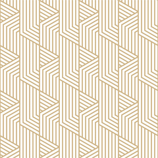Gold art deco Vinyl Wrap Full Pattern