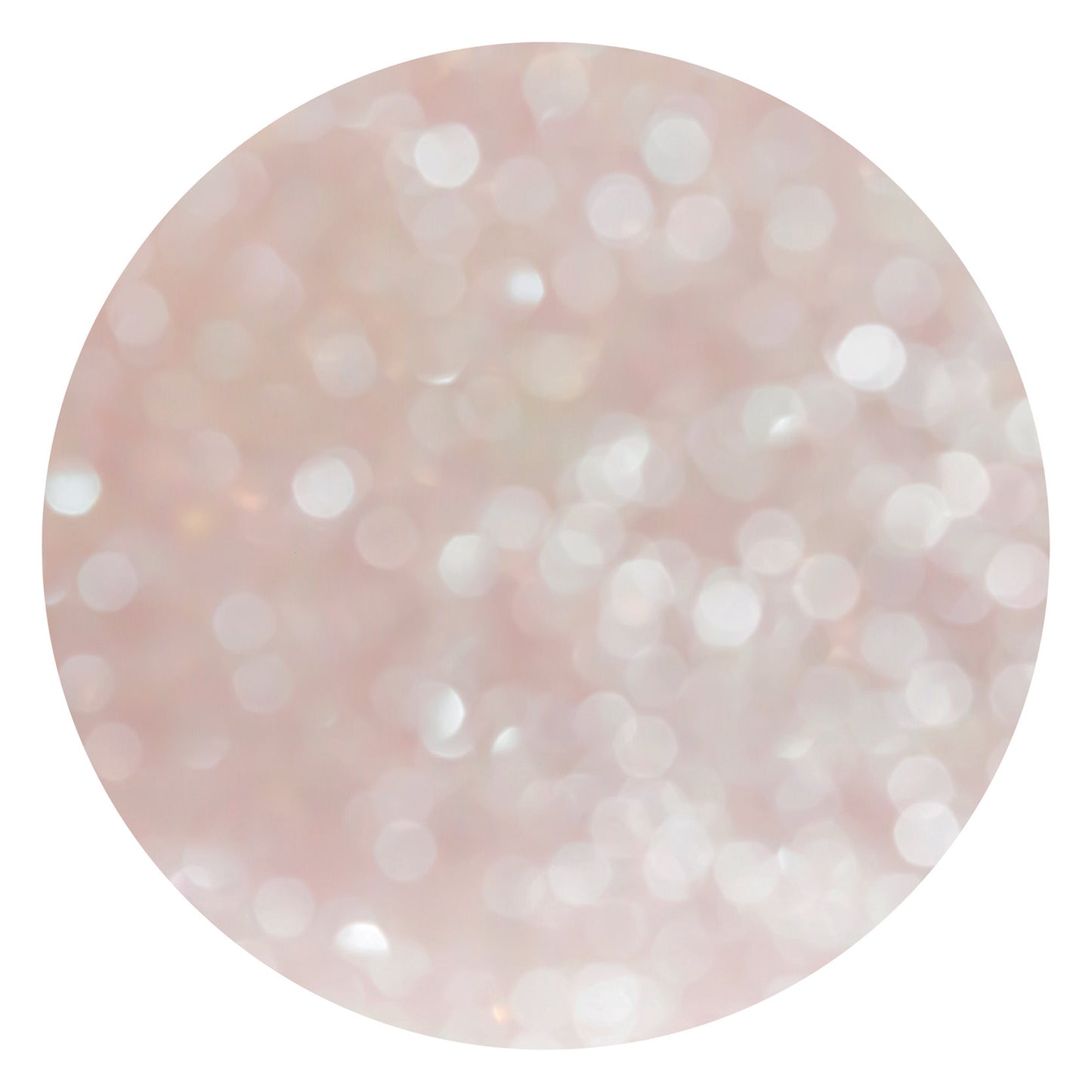 Pink glitter glimmer round wall sticker from restowrap