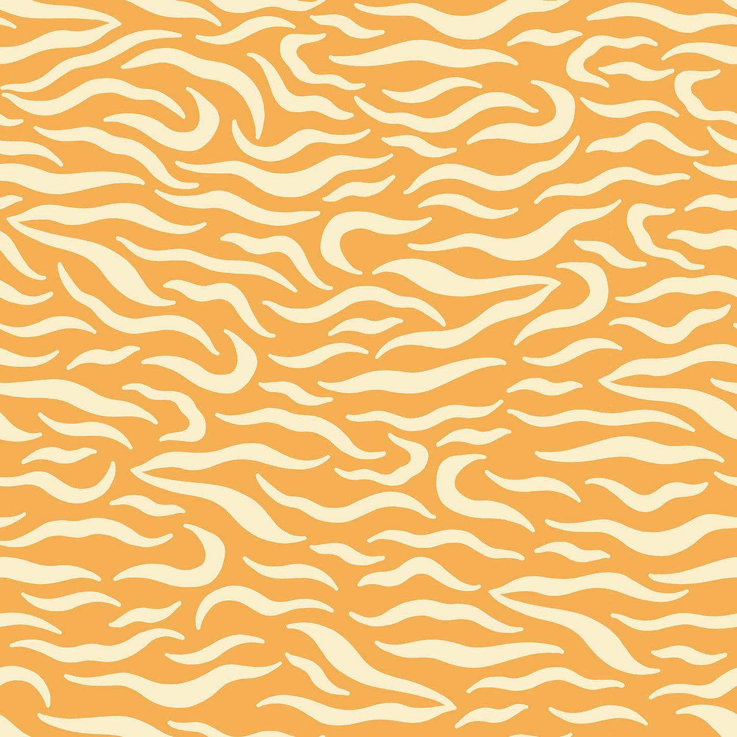 Tango Tiger - Orange/Yellow Animal Print Vinyl Furniture Wrap